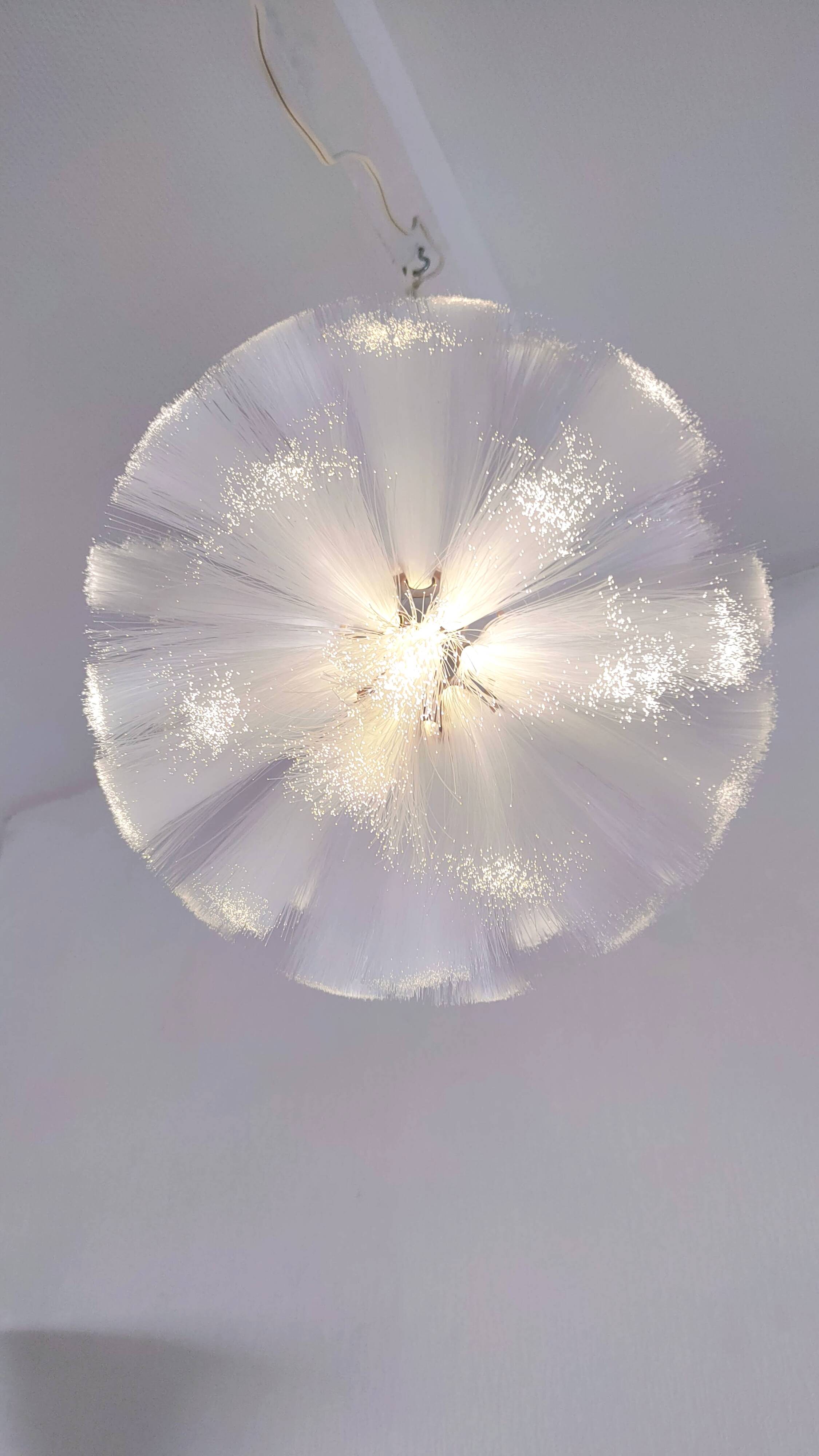 Vintage Kallt fiber optic pendant light