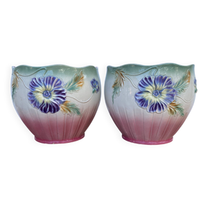 Paire de cache pot en