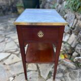 Small mahogany writing console from the Louis XVI period