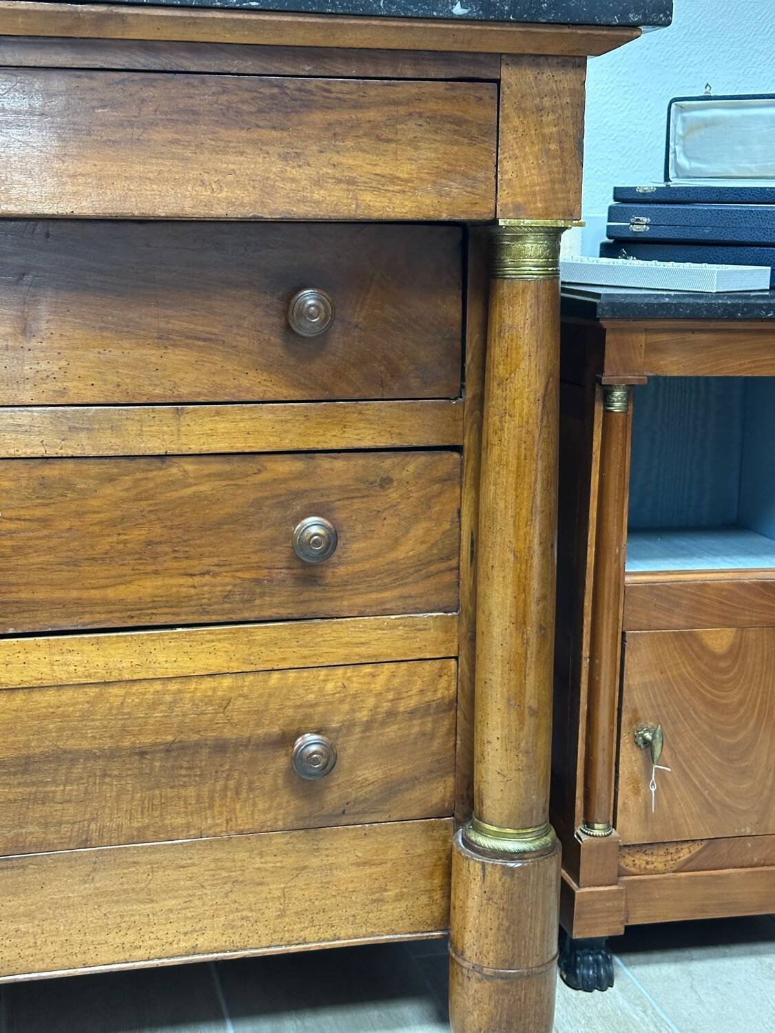 Empire style commode