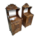 2 meubles à charbon formant chevet
