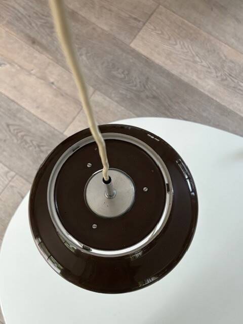 Brown Bumling pendant light by Anders Pehrson-Sweden 1960s
