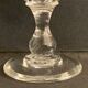 8 antique glass champagne flutes