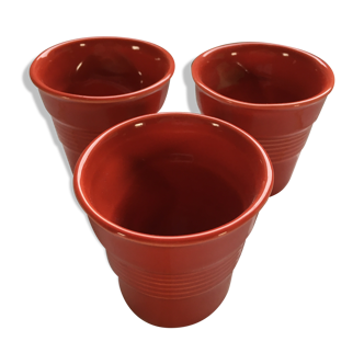 Trio of Revol coffee cups