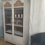 Old wardrobe all solid oak and marquetry