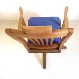 Fauteuil de barbier années 30 teck massif ancien