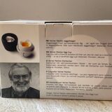 Set of Verner Panton design egg cups for Menu