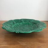 Rare assiettes/ petit plat en barbotine faïence fine vaudranges