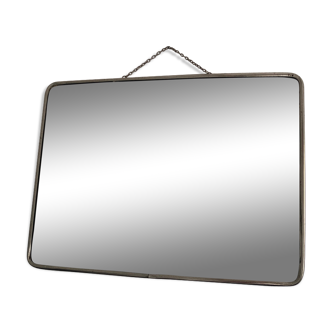Miroir de barbier carton vintage 1960 - 40 x 30 cm