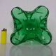 Green Sommerso Murano Glass Ashtray, Italy, 1960s