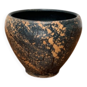 Brutalist Ceramic Bowl from Mid-Century German Study by Gerhard Liebenthron, 1960s