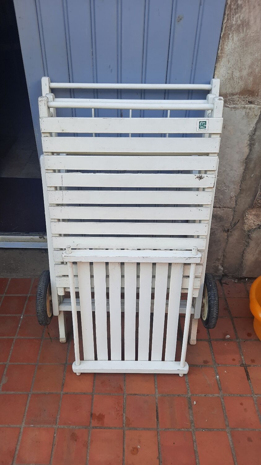 Vintage wood garden cart