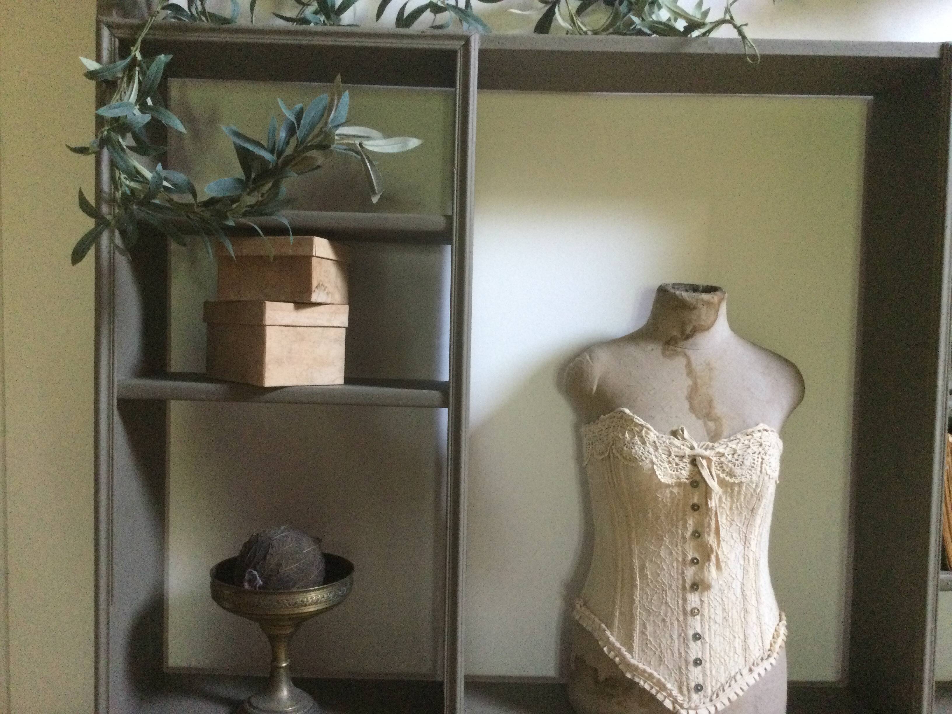 Large antique wall shelf