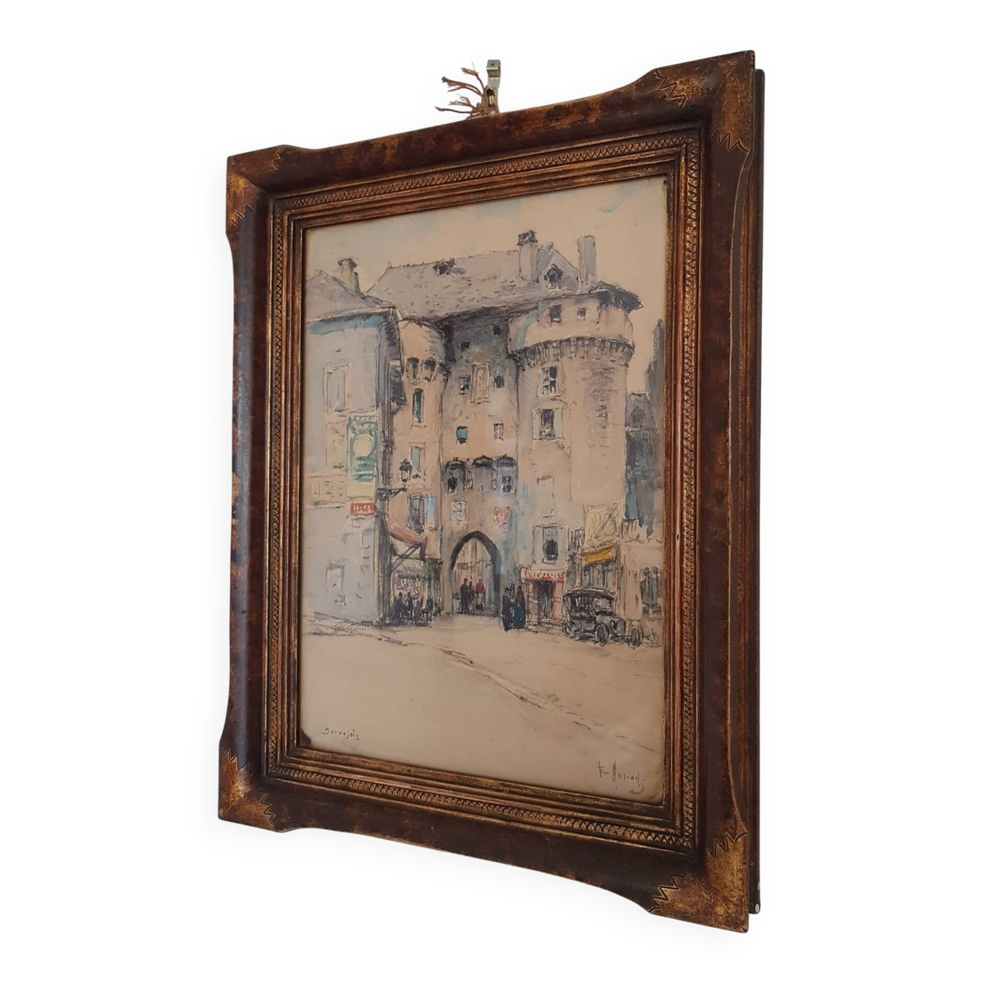 Old painting Marvejols