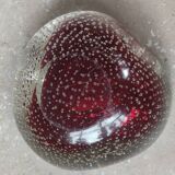 Murano Archimedes Seguso bubble glass ashtray