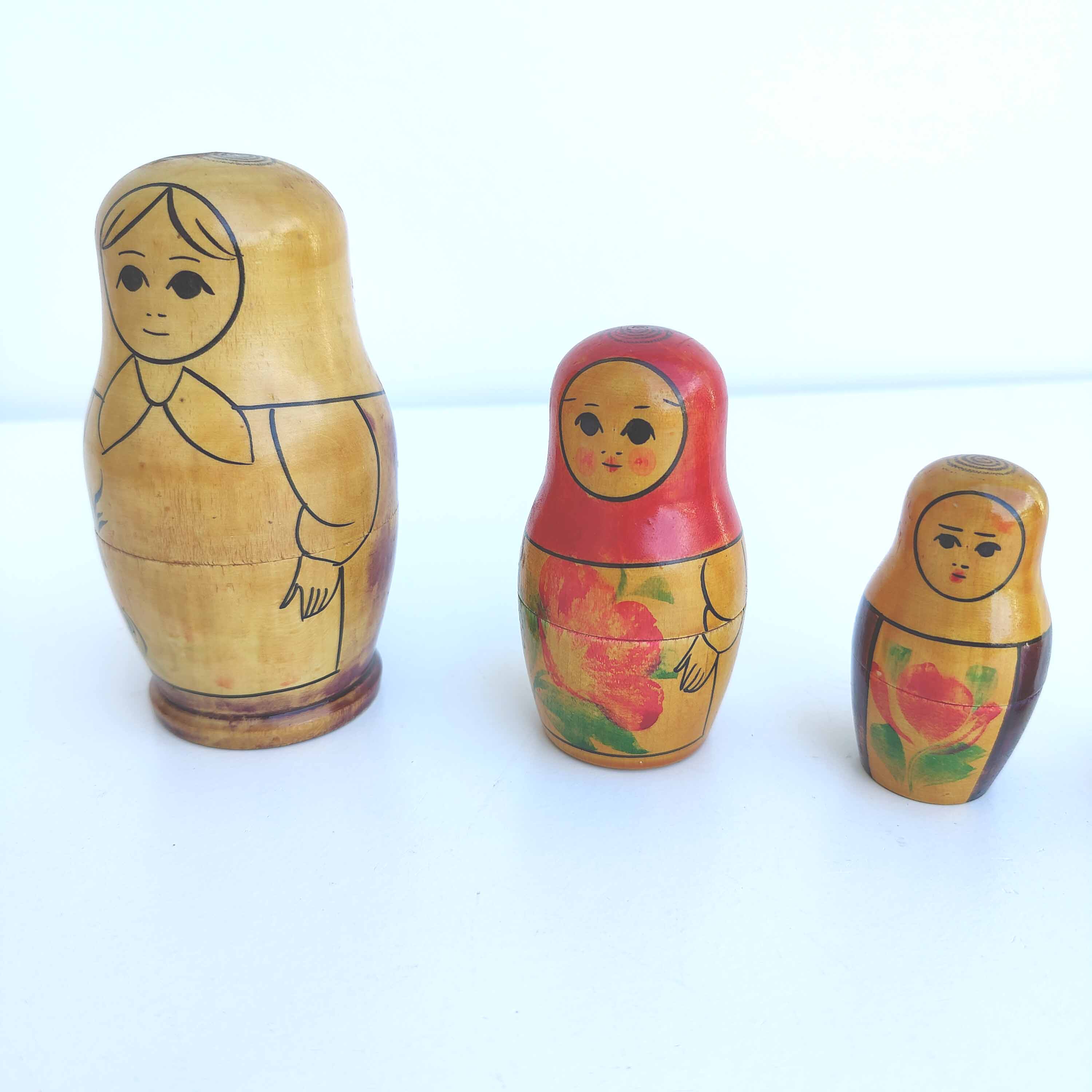 Russian nesting dolls matryoshka
