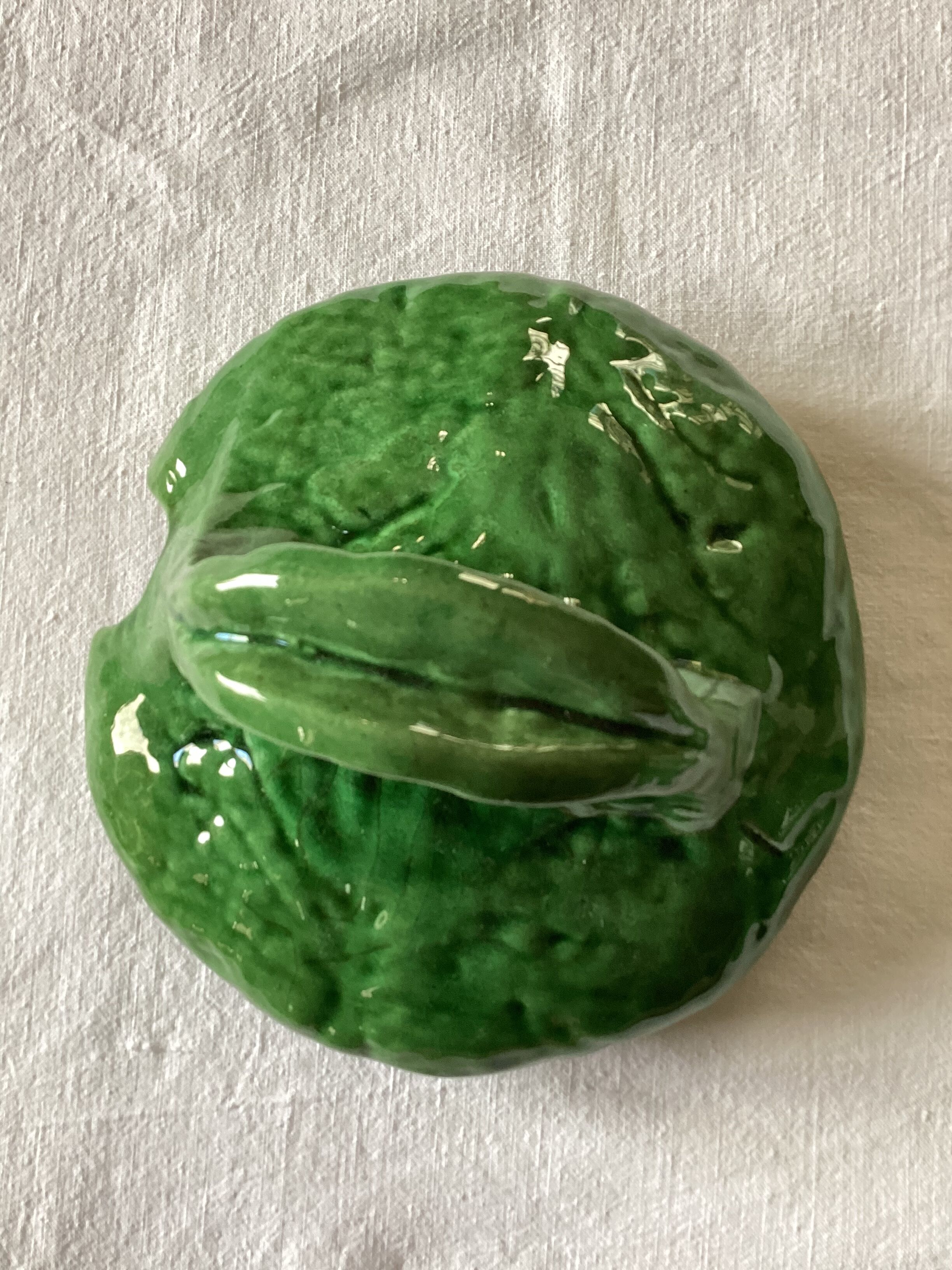 Soup bowl or vegetable in the shape of cabbage slurry