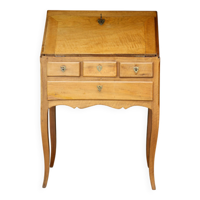 Adorable petit bureau estampillé rené boutin (18e siècle). tiroir secret