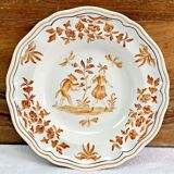 6 soup plates Longchamp Decors Moustiers Olérys
