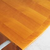 Table à manger ovale extensible vintage des années 1960