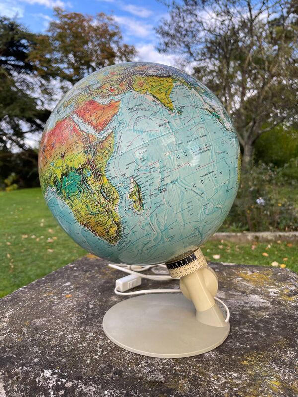 Globe terrestre lumineux Scan Globe, 1972