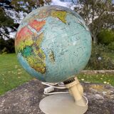 Earth globe scan globe