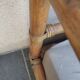 Grande banquette lit en rotin vintage