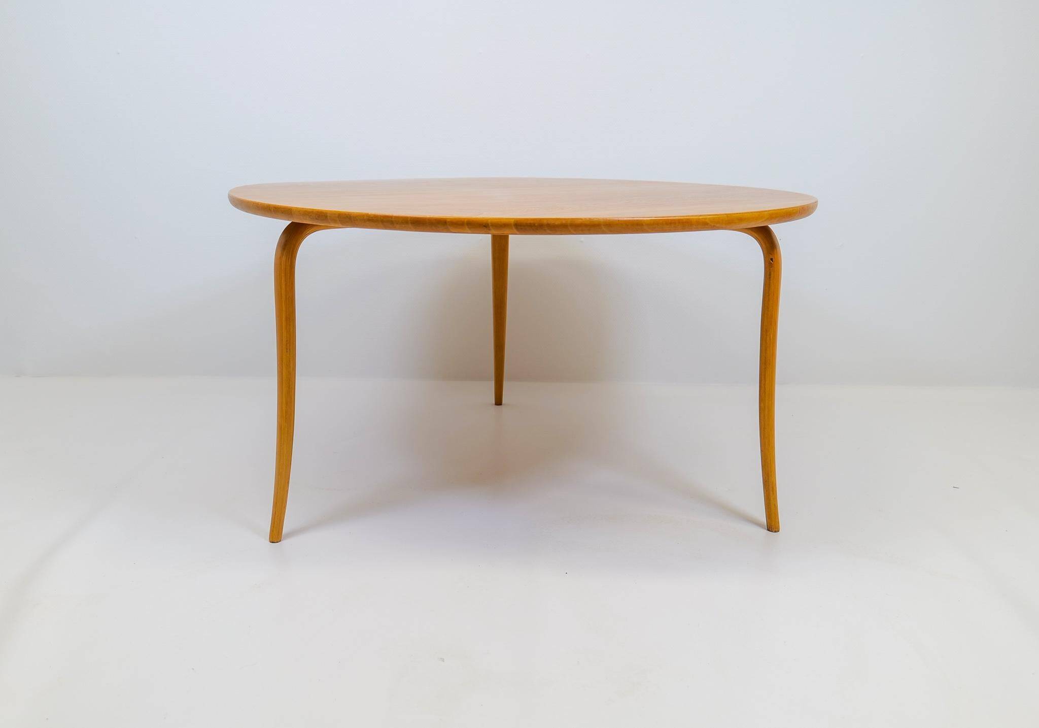 Large 'Annika' coffee table by Bruno Mathsson, early Swedish Grace from the 1930s.
