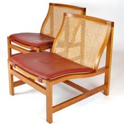 Pair of armchairs "The King Serie" by Rud Thygesen And Johnny Sörensen