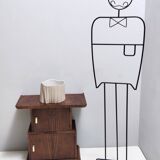 Irregular Shaped Grey Earthenware Vase by Rosenthal, Italy