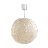 Vintage hanging lamp with coarse structure 1960 Germany