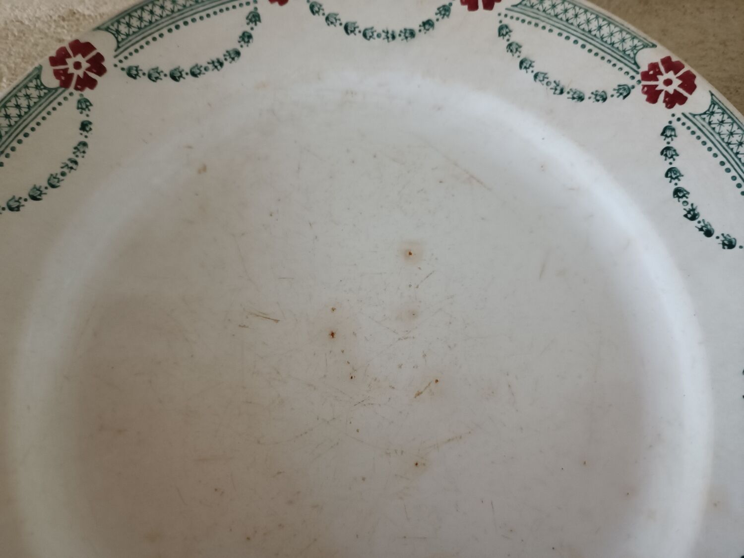 3 assiettes terre de fer Moulin des Loups