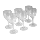 Lot de 6 verres ciselés
