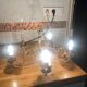 Lustre laiton vintage et ses apiques