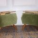 Lot de 2 fauteuils club accoudoirs teck années 50/60