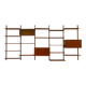 Danish Modern 5-Bay Modular Teak Wall Unit by Poul Cadovius for Cado, 1950s