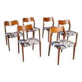 Chaise modèle 71 en teck de Niels Otto Møller pour JL Møllers