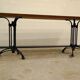 Table wood and cast iron