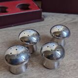 Salière et poivrière en argent - Saint Médard