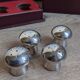 Silver salt and pepper shakers - Saint Médard