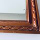 Antique mirror in carved wood and mercury 48x63cm