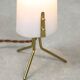 Mid-Century Italian Plastic and Brass Table Lamp