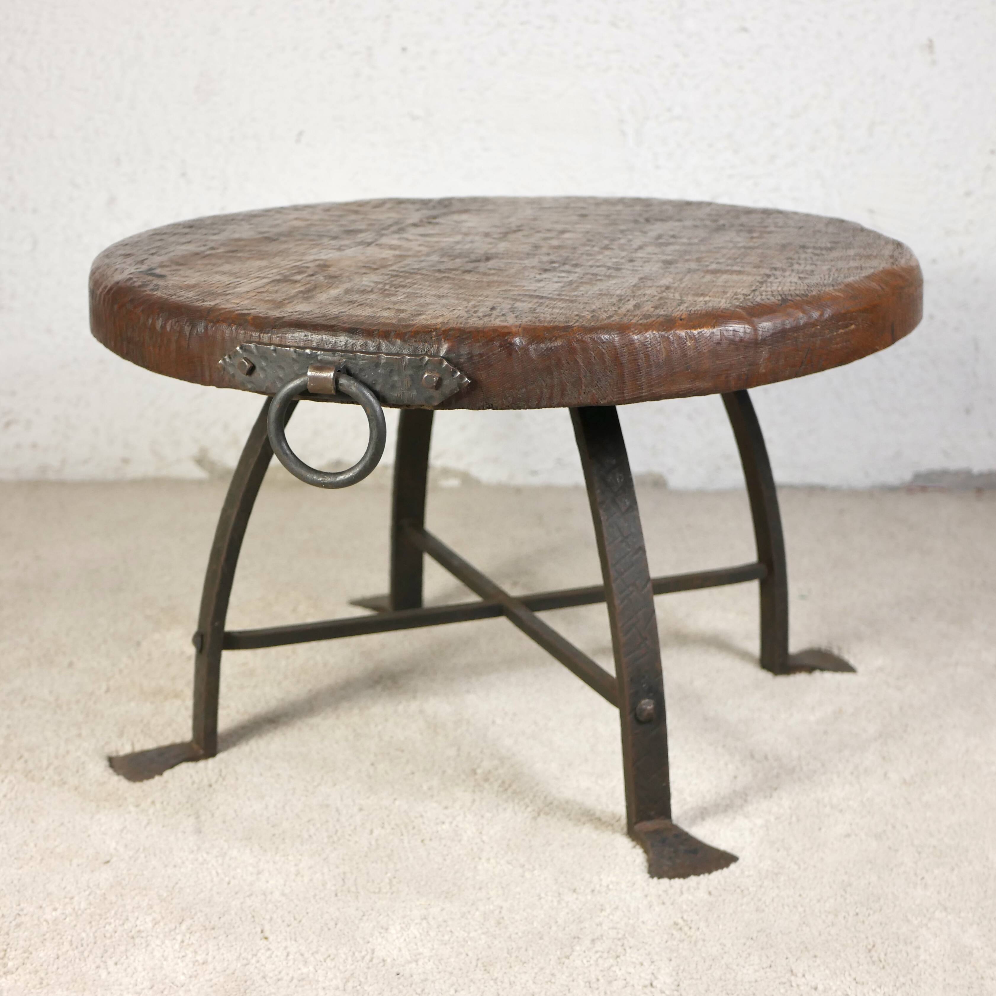 Brutalist round table