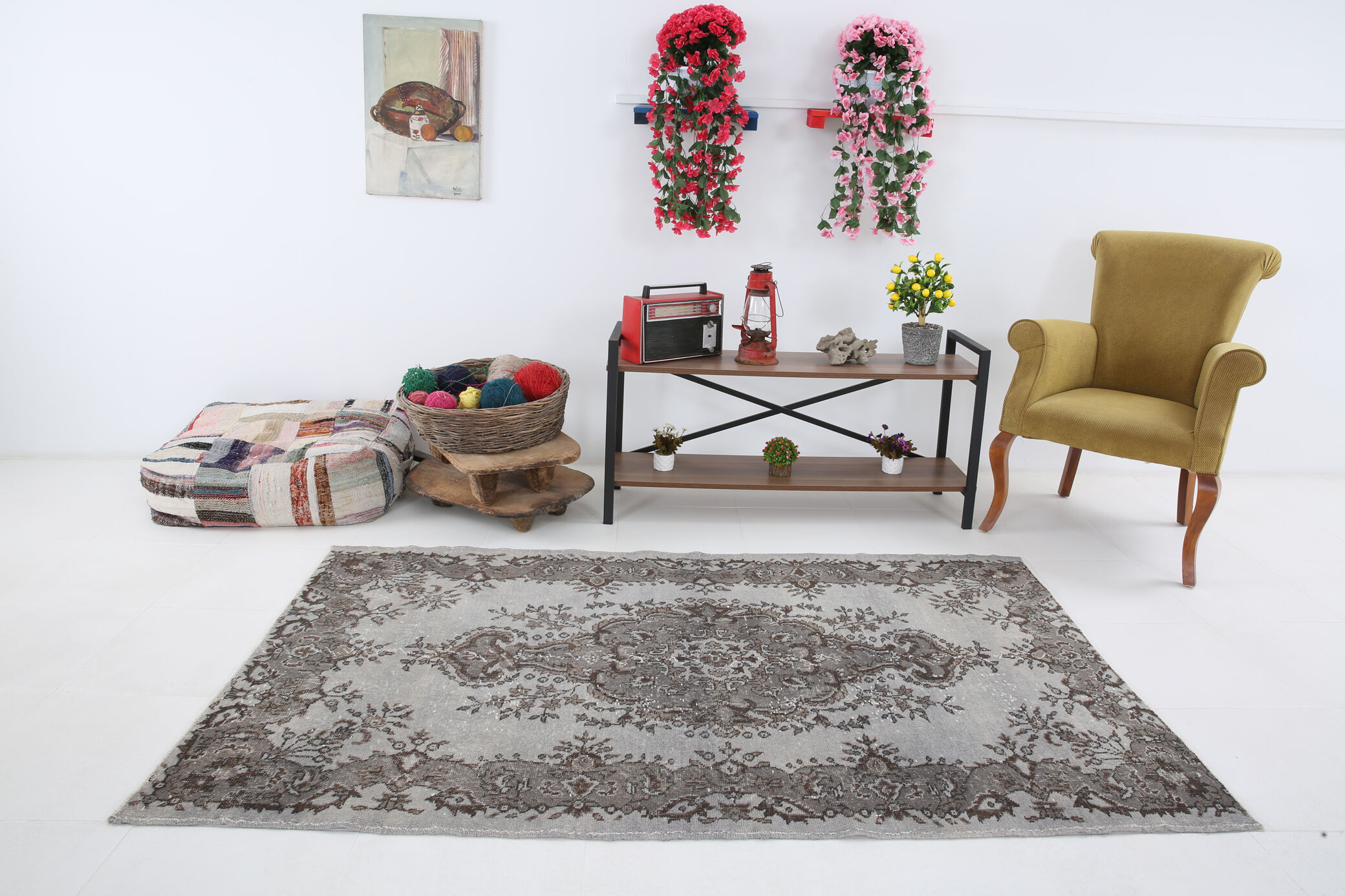 4x7 classic turkish vintage rug, 4x7 classic carpet rugs