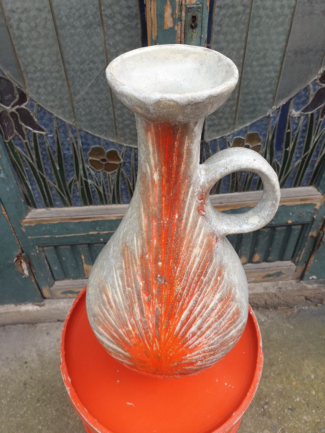 Vallauris vase vintage 1960s