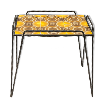 Table en fer forgé