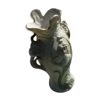 Vase in biscuit late nineteenth