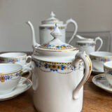 Ancien service à café en porcelaine de Limoges – années 1920