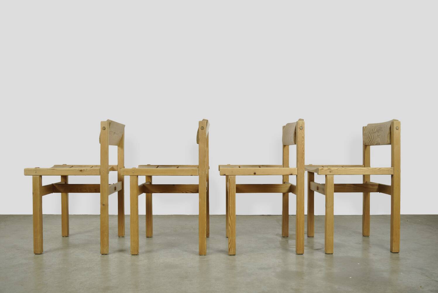 Vintage “Trybo” dining chairs by EDVIN HELSETH, Norway 1960s