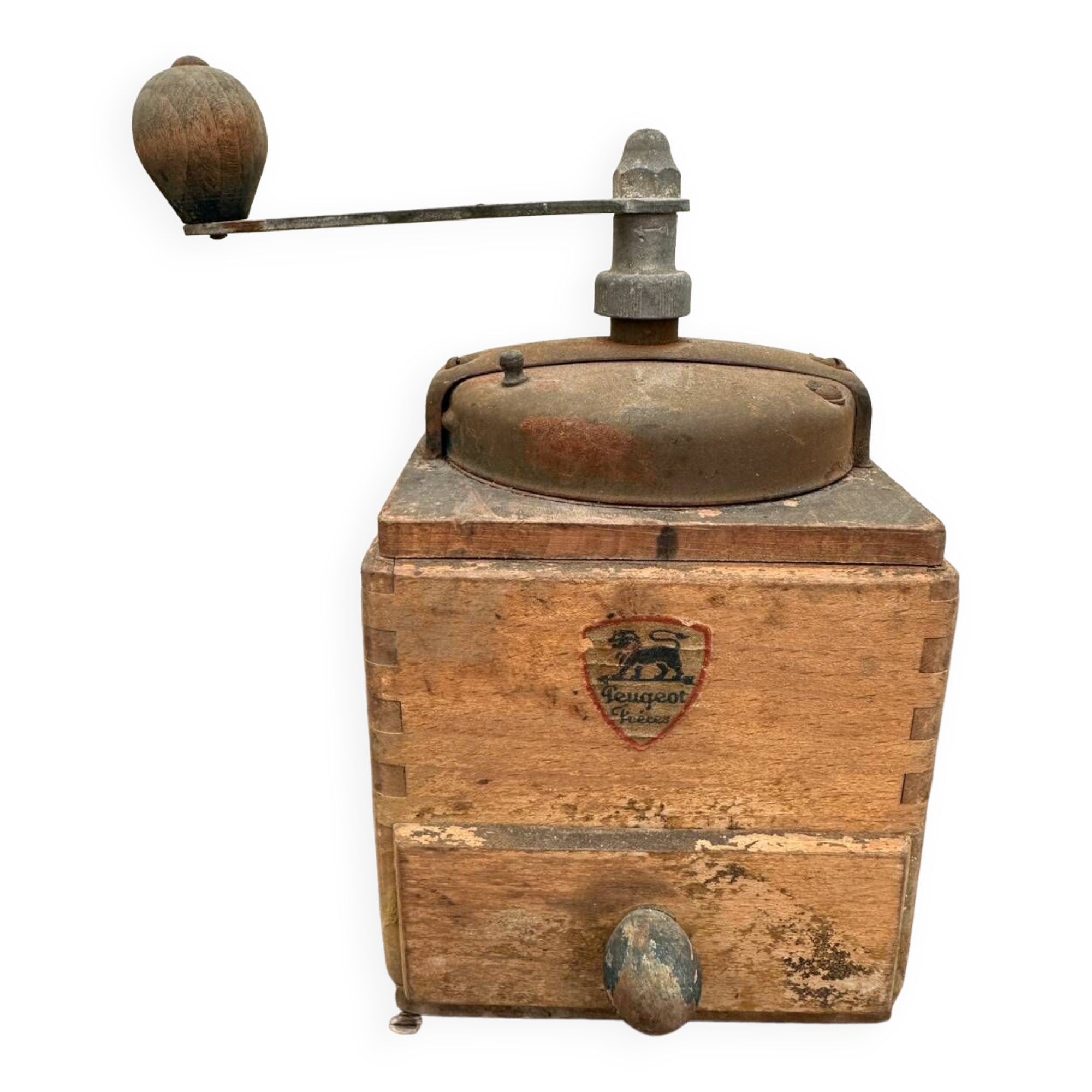 Vintage Peugeot Frères coffee grinder